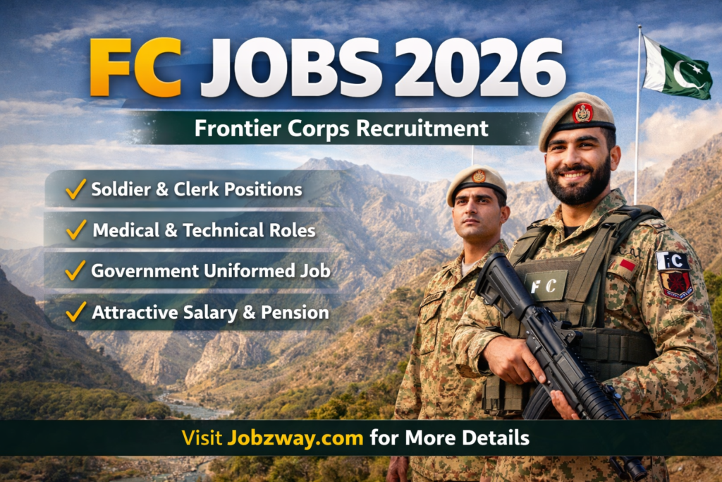 FC Jobs 2026 – Frontier Corps Recruitment | Apply Online