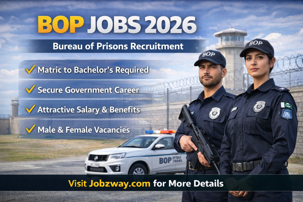 BOP Jobs 2026 – Latest Bureau of Prisons Recruitment | Apply Online