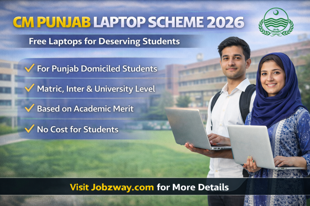 CM Punjab Laptop Scheme 2026 – 40000+ Laptops Distribution | Apply Online