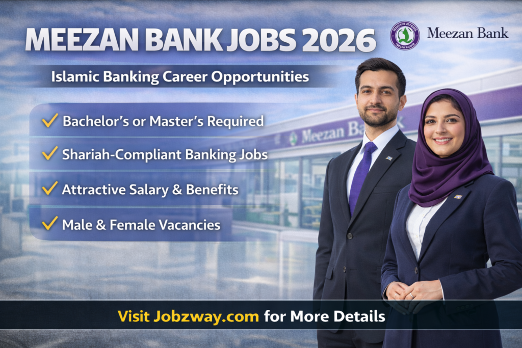 Meezan Bank Jobs 2026 – Islamic Banking Career | Online Apply