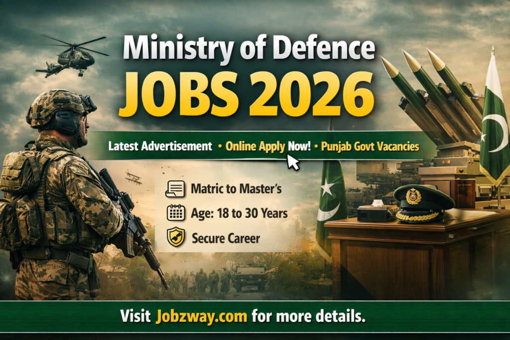 Ministry of Defence Jobs 2026 – Latest MOD Career Advertisement | Apply Online